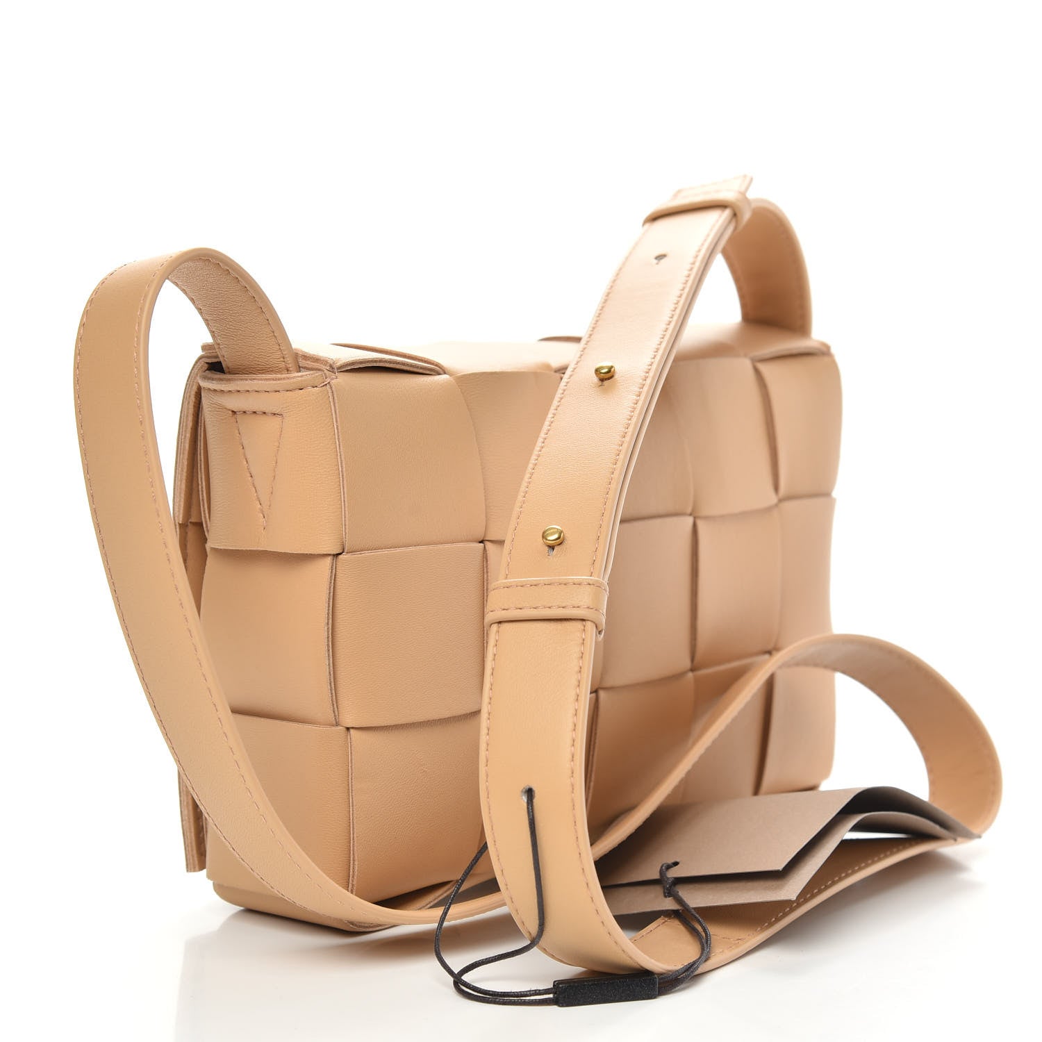 Bottega Veneta Nappa Maxi Intreccio Cassette Bag Almond 3 of 9