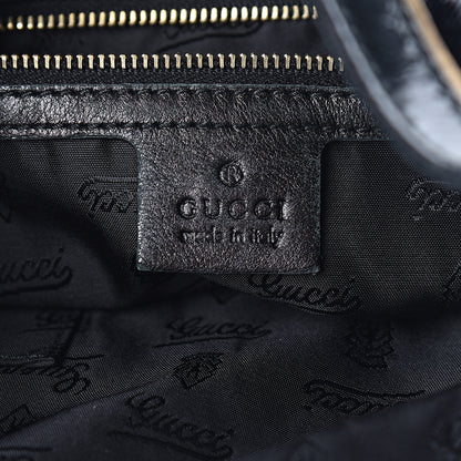 Gucci Coated Canvas Medium Indy Top Handle Hobo Black 6 of 12