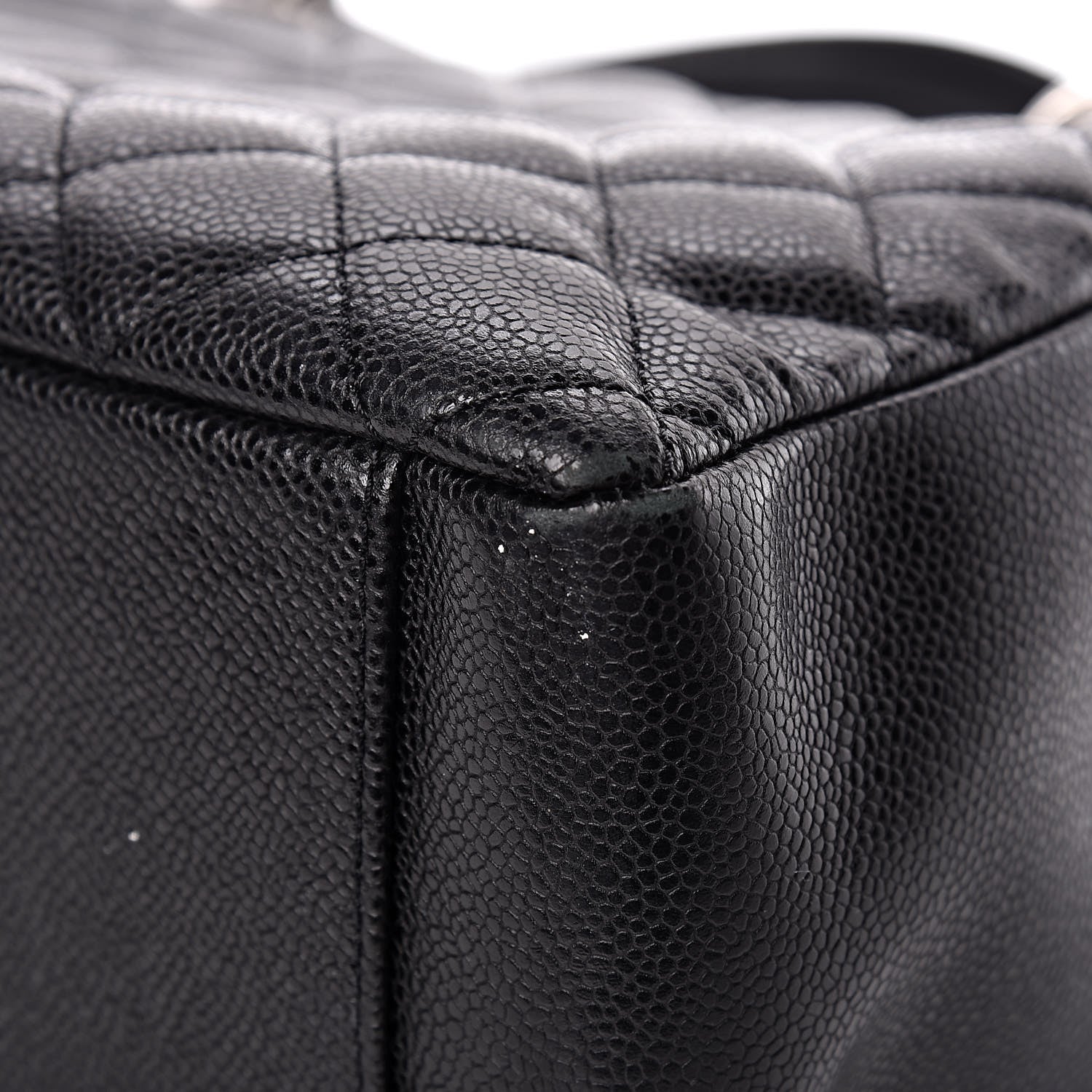 Chanel Caviar Quilted Grand Shopping Tote GST Black 12 of 14