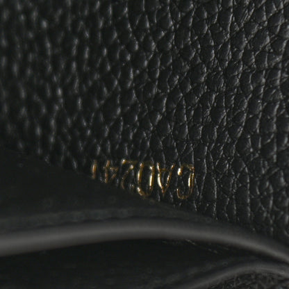 Louis Vuitton Monogram Empreinte Giant Sarah Wallet Black Beige 7 of 8