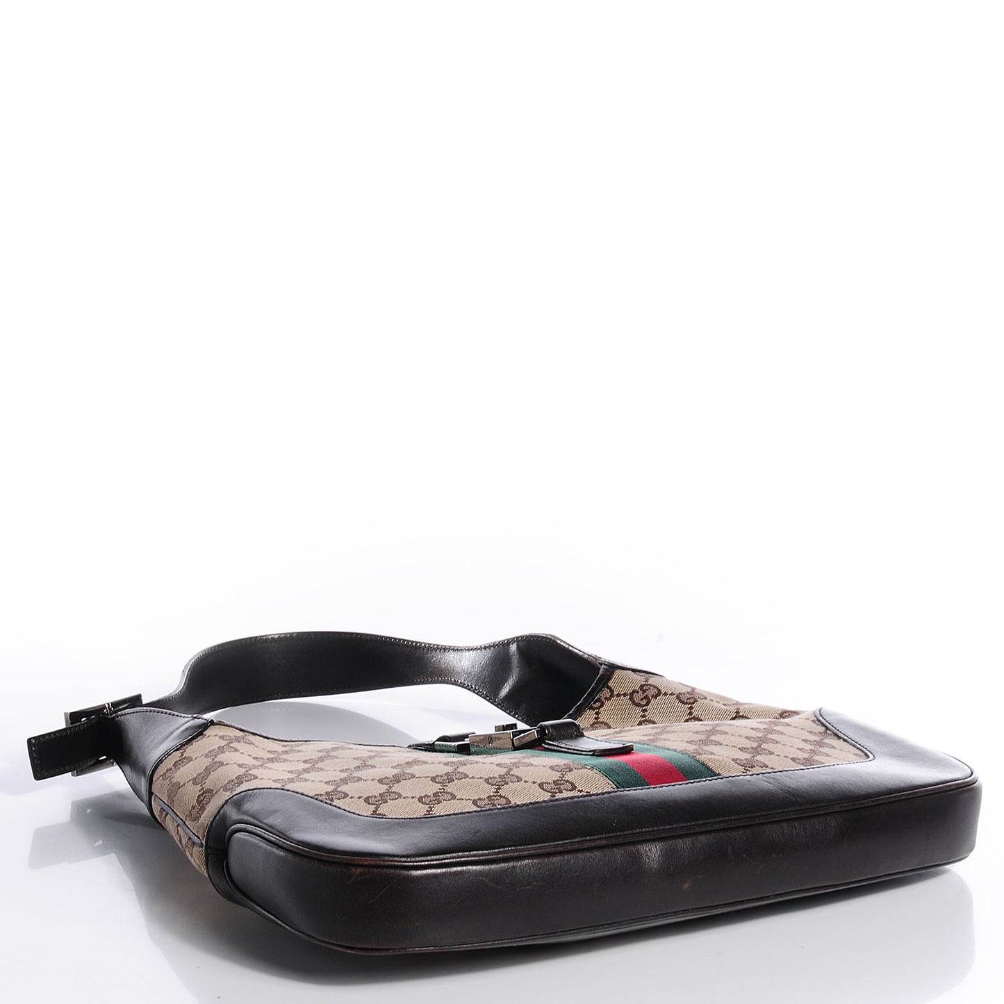 Monogram Web Jackie O Hobo Dark Brown