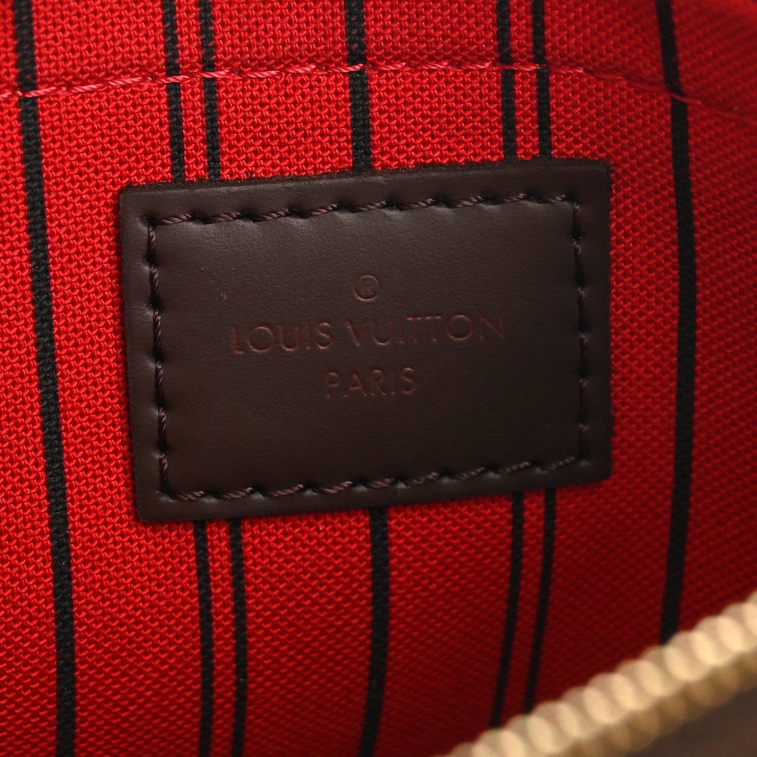 Louis Vuitton Damier Ebene Neverfull MM GM Pochette 6 of 12