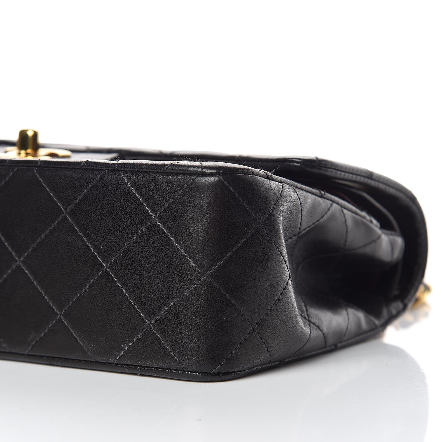 Chanel Lambskin Quilted Small Double Flap Black 6 of 9