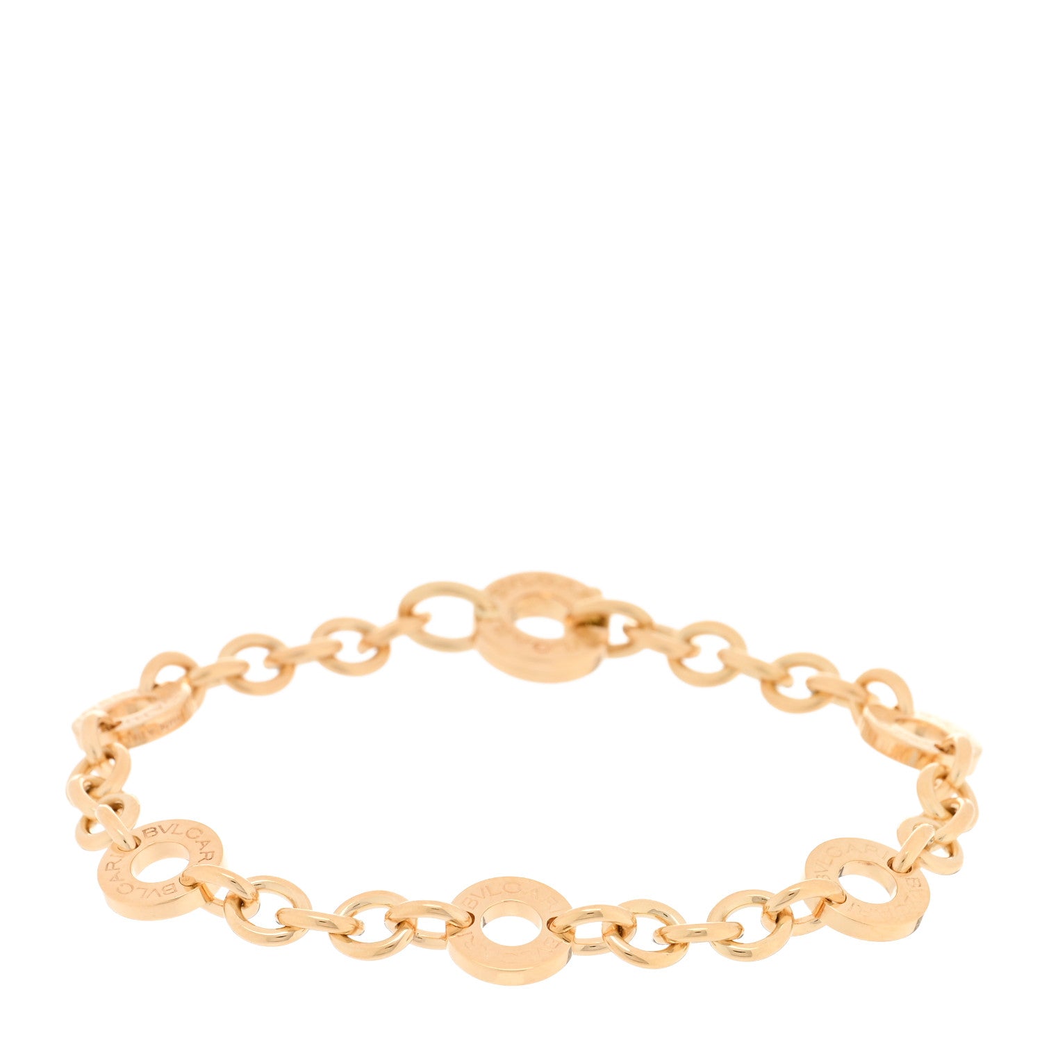 Bulgari 18K Yellow Gold BVLGARI BVLGARI Chain Bracelet 1 of 3