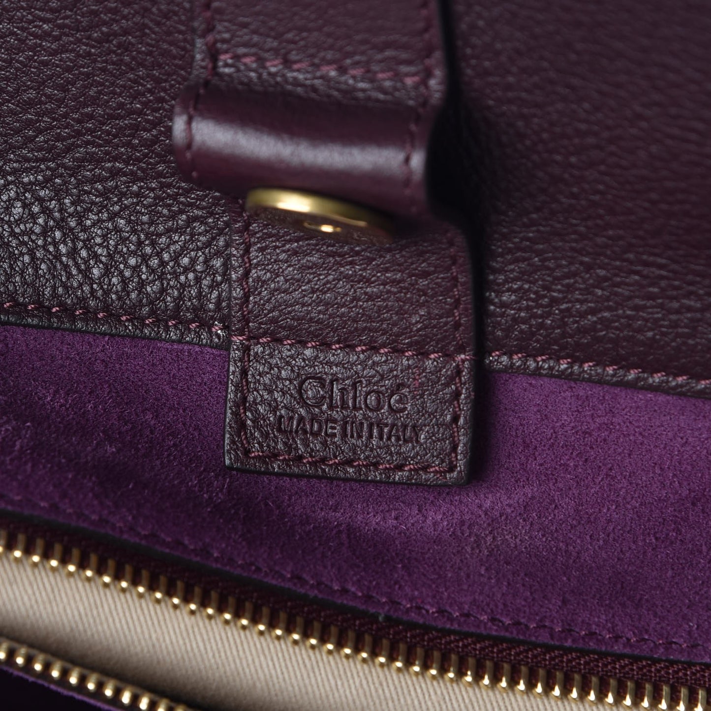 Smooth Calfskin Medium Milo Shopping Tote Intense Violine