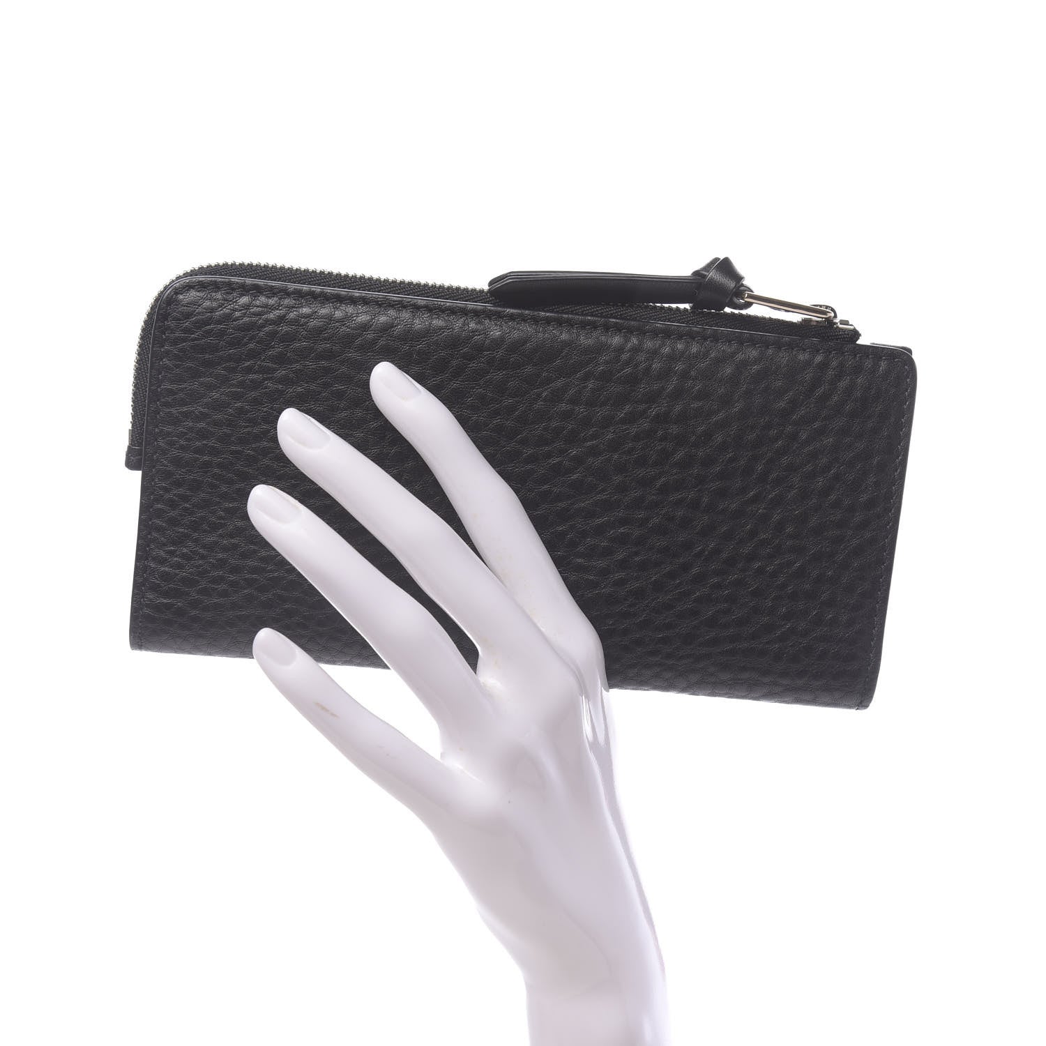 Burberry Grainy Calfskin Zip Wallet Black 2 of 8