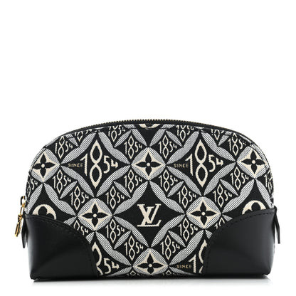 Louis Vuitton Jacquard Since 1854 Cosmetic Pouch PM Grey 1 of 7