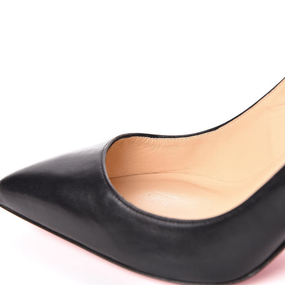 Christian Louboutin Shiny Nappa Decollete 554 85 Pumps 38.5 Black 9 of 9