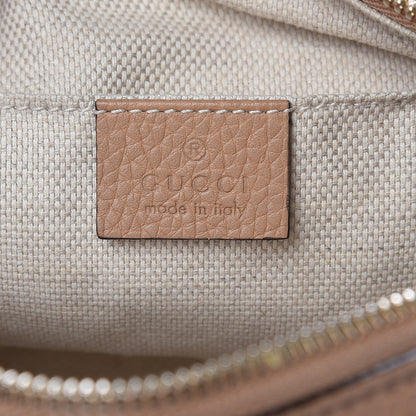 Gucci Pebbled Calfskin Small Soho Disco Bag Rose Beige 6 of 9