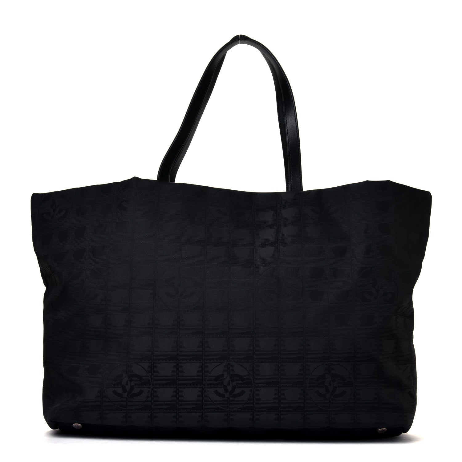 Chanel Nylon Large Travel Tote Black 1 of 6