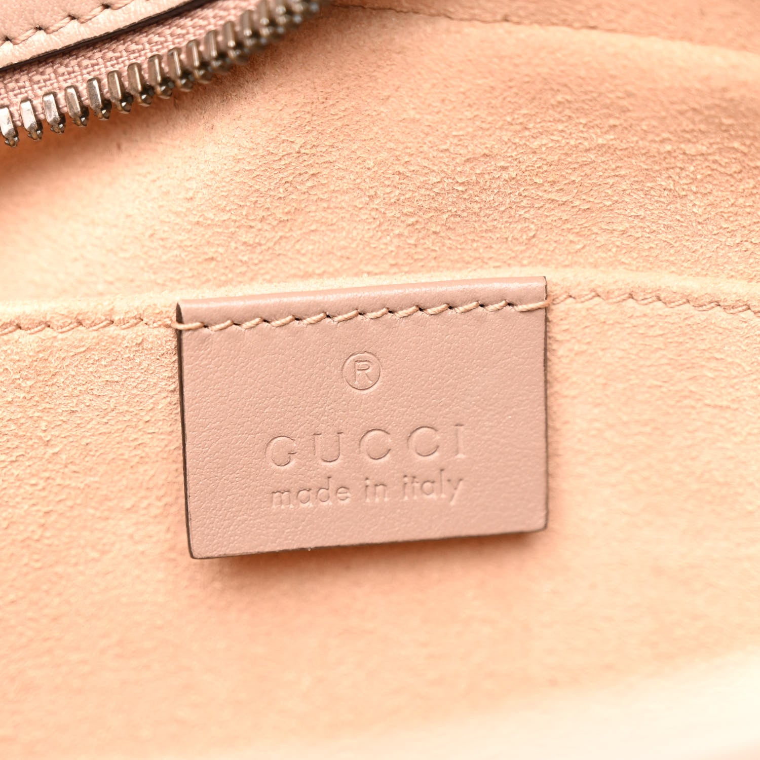 Gucci Calfskin Matelasse Small GG Marmont Chain Shoulder Bag Porcelain Rose 6 of 11