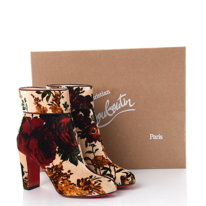 Christian Louboutin Veau Velours Moulamax 100 Booties 39.5 Natural 8 of 8