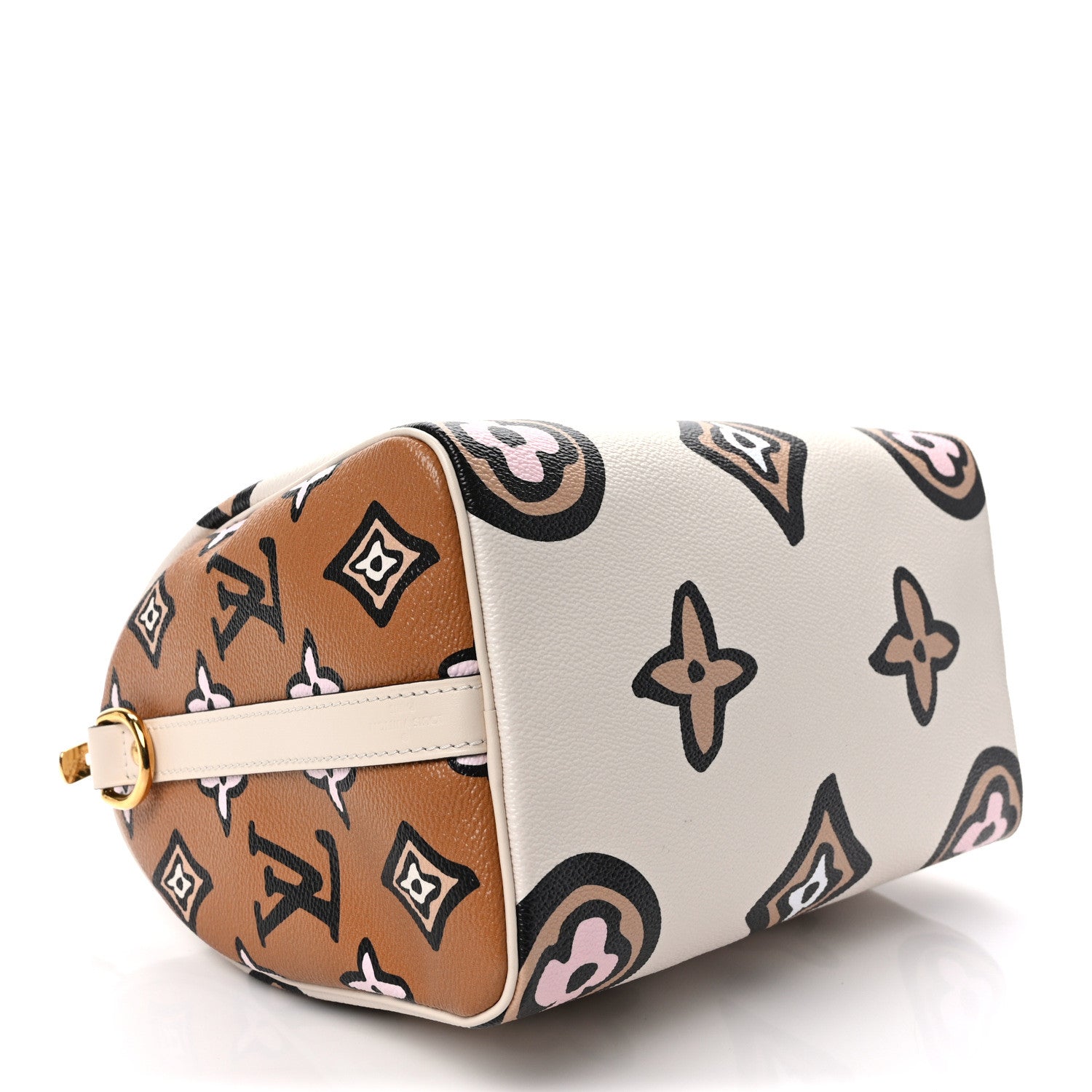 Louis Vuitton Monogram Giant Wild At Heart Speedy Bandouliere 25 Creme 4 of 8