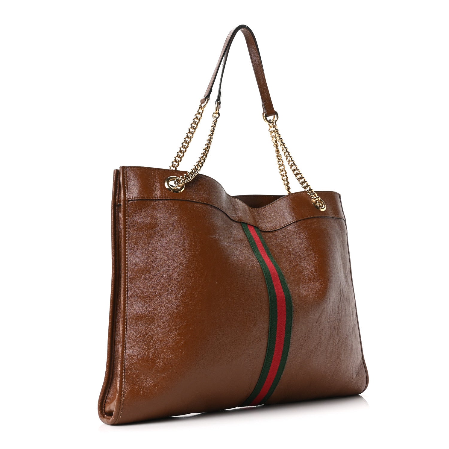 Gucci Calfskin Large Rajah Chain Tote Cuir 3 of 10