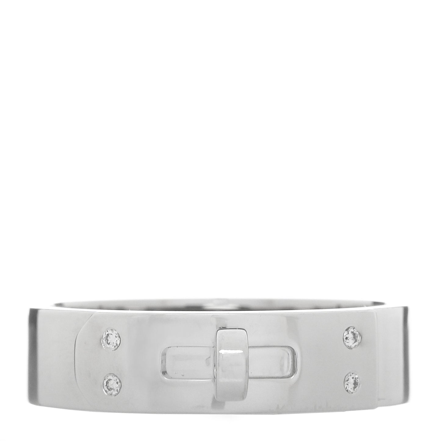 18K White Gold Diamond PM Kelly Ring 52 6