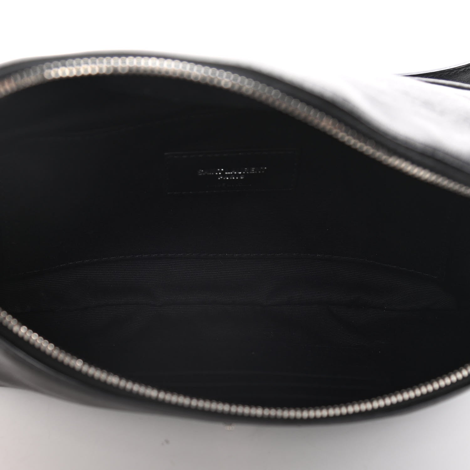Saint Laurent Calfskin Monogram Belt Bag Black 5 of 14