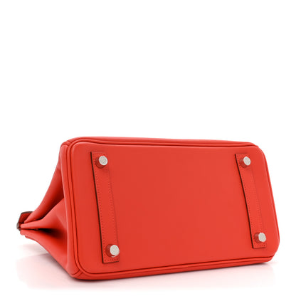 Hermes Swift Birkin 25 Vermillion 4 of 9