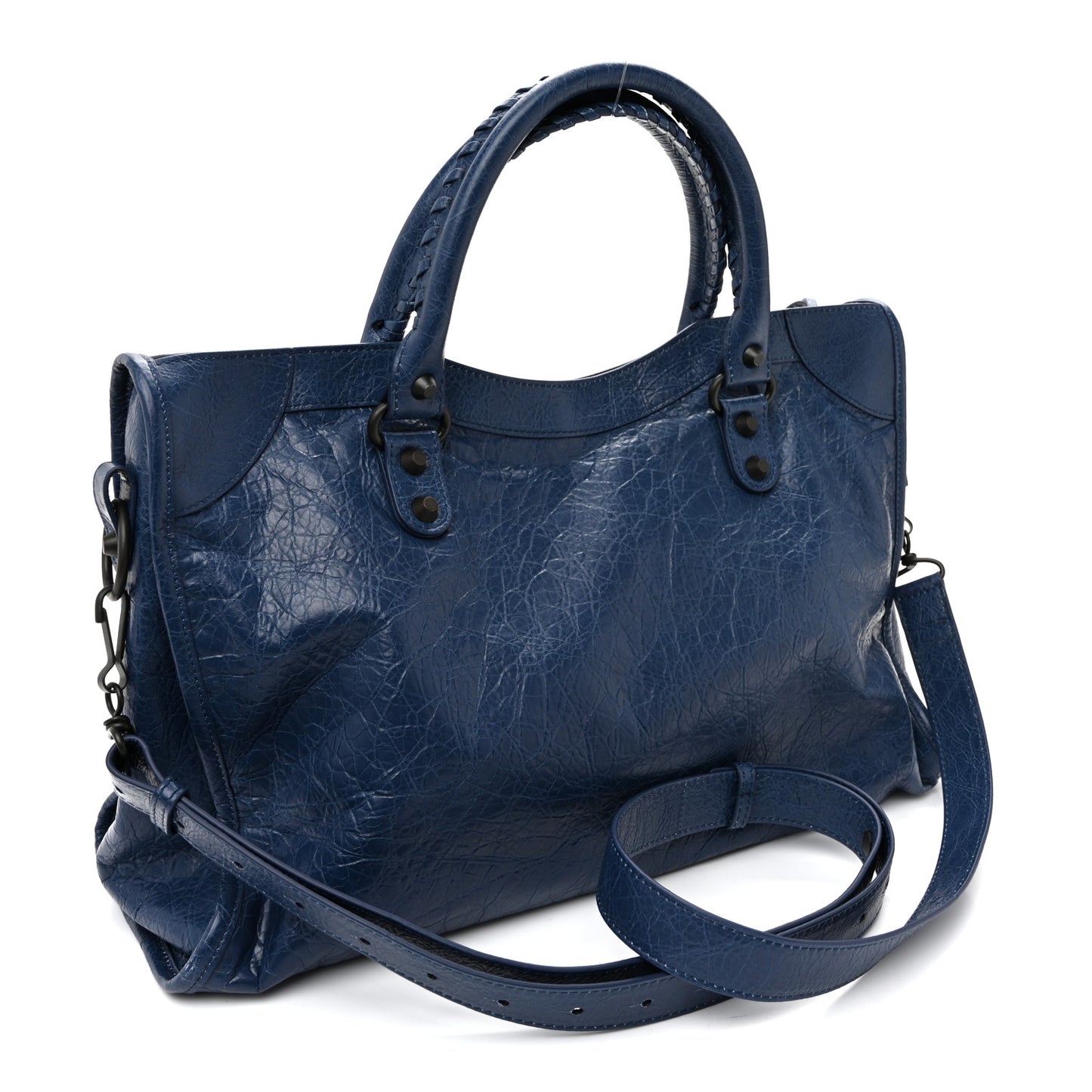 Arena Lambskin Classic Hardware Medium Le City  Mineral Blue