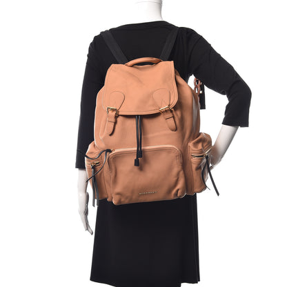 Burberry Deerskin Medium Rucksack Backpack Pale Apricot 2 of 10