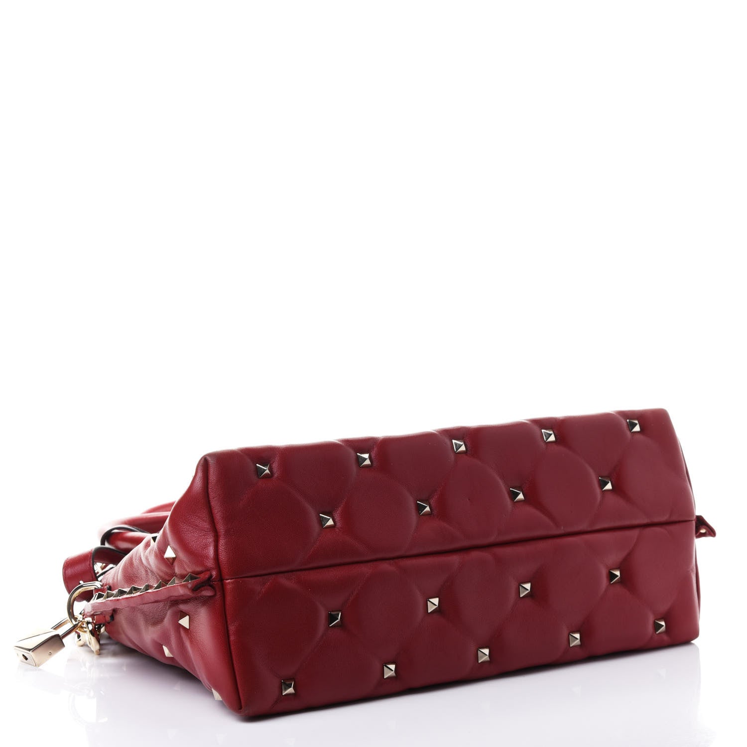 Valentino Garavani Nappa Candystud Dome Top Handle Bag Red 3 of 4
