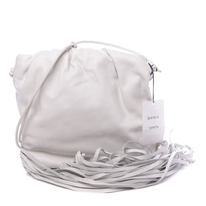 Bottega Veneta Nappa The Fringe Pouch Shoulder Bag White 1 of 10