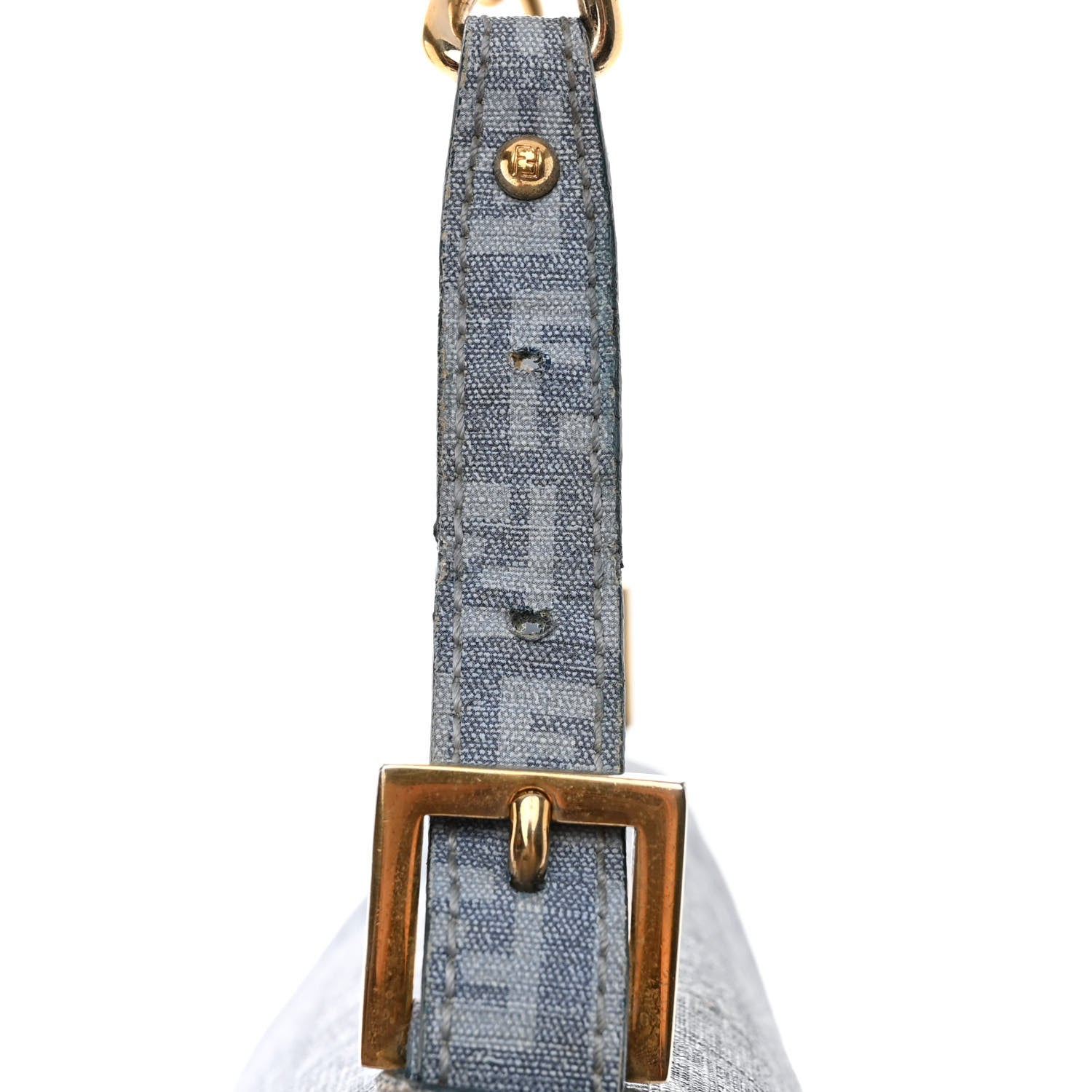 Fendi Zucchino Spalmati Forever Mama Baguette Celeste 13 of 15