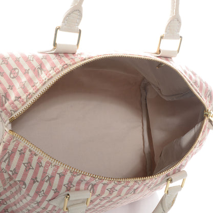 Louis Vuitton Mini Lin Croisette Speedy 30 Rouge 5 of 8