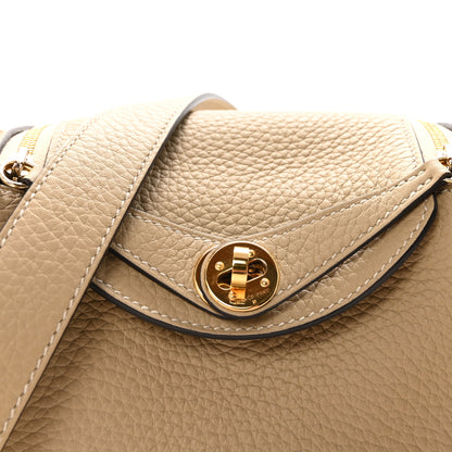 Hermes Taurillon Clemence Verso Mini Lindy 20 Trench Gris Asphalte 8 of 10