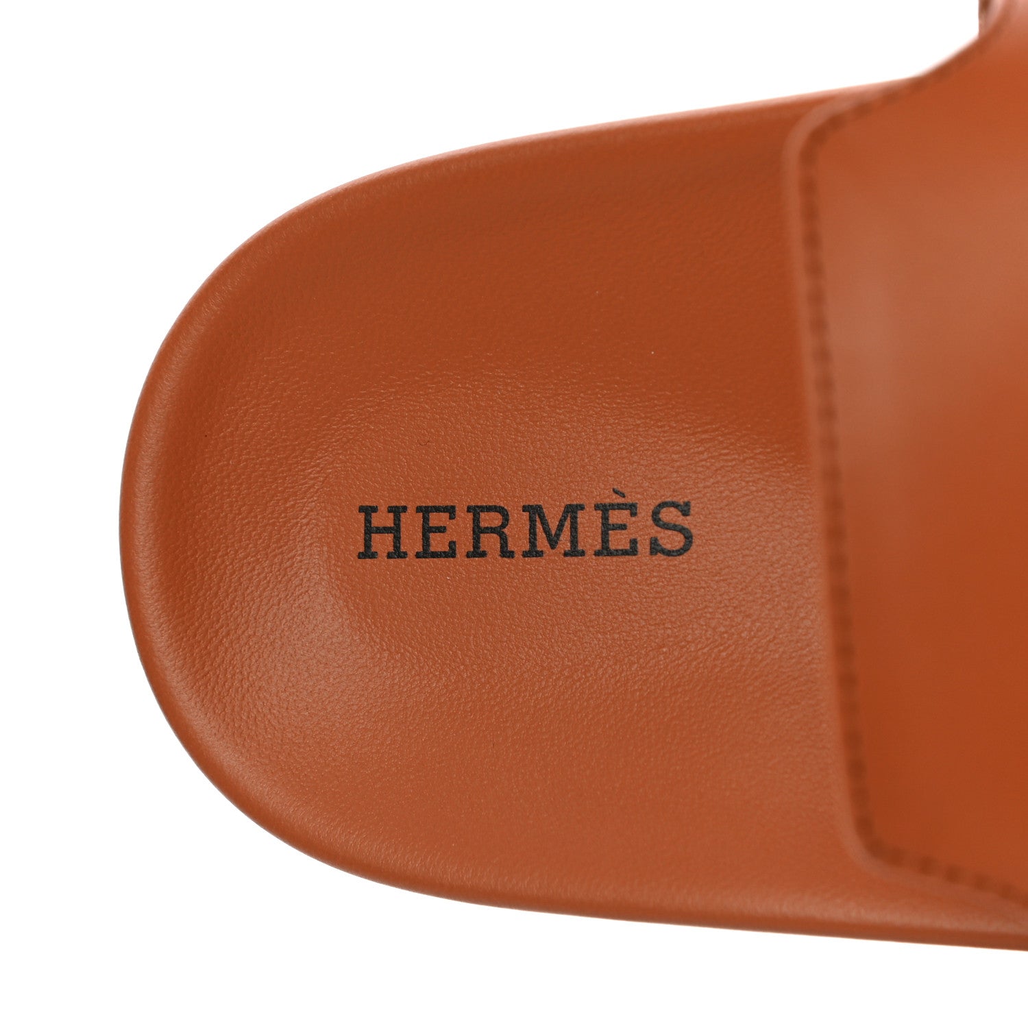 Hermes Calfskin Womens Empire Sandals 39 Marron Glaise 9 of 12