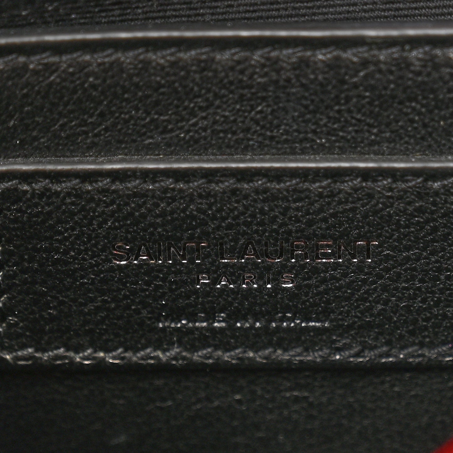 Crinkled Calfskin Matelasse Monogram Baby Niki Chain Satchel Rouge Eros