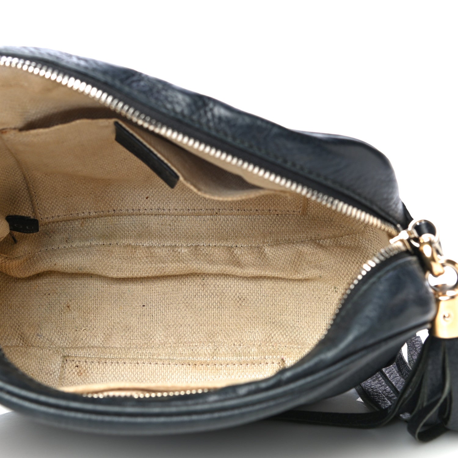 Gucci Pebbled Calfskin Small Soho Disco Bag Black 5 of 17