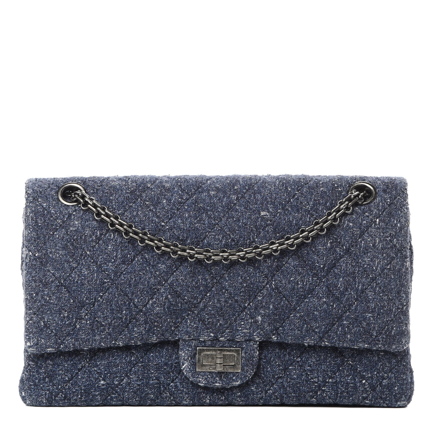 Chanel Metallic Tweed Quilted 2.55 Reissue 226 Flap 1 of 12