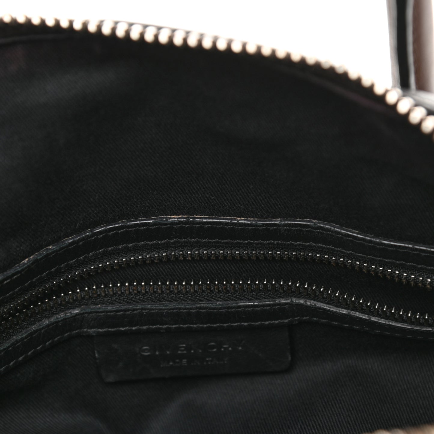 Calfskin Medium Bi-Color Antigona Black Brown