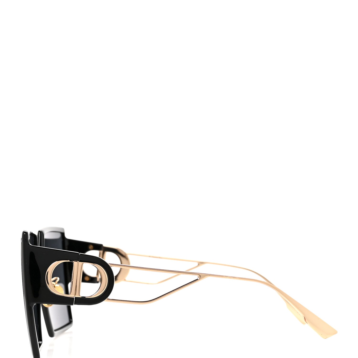 Christian Dior Acetate Square 30 Montaigne Sunglasses Black 6 of 14