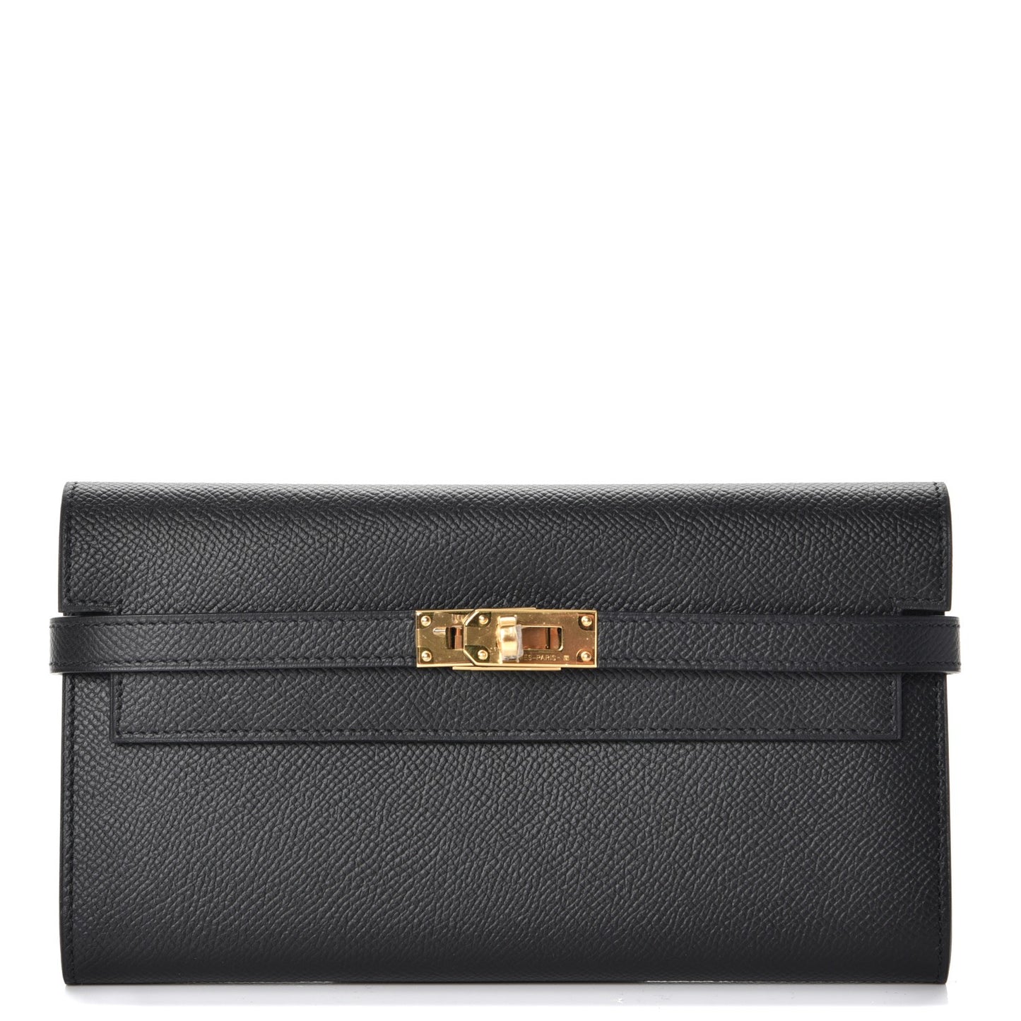 Epsom Kelly Longue Wallet Black