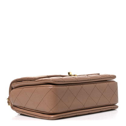 Chanel Caviar Quilted Coco First Flap Beige 3 of 10
