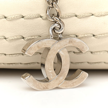 Chanel Calfskin Stitched Large Expandable Flap Bag White 21 of 21