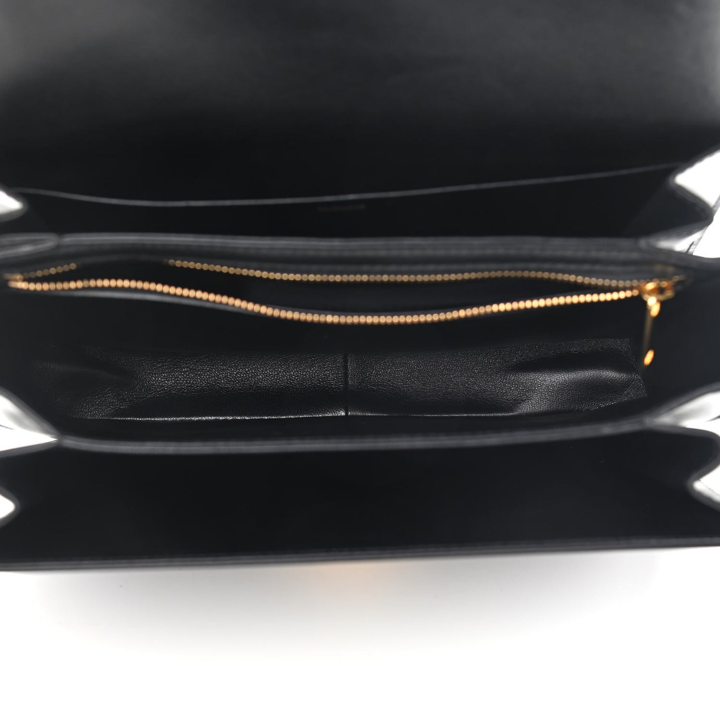 Shiny Calfskin Large Triomphe Black