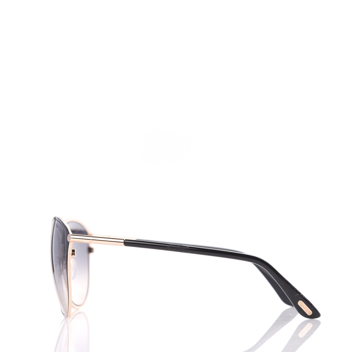 Tom Ford Penelope Vintage Round Sunglasses TF320 Black 3 of 8