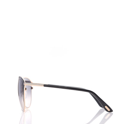 Tom Ford Penelope Vintage Round Sunglasses TF320 Black 3 of 8