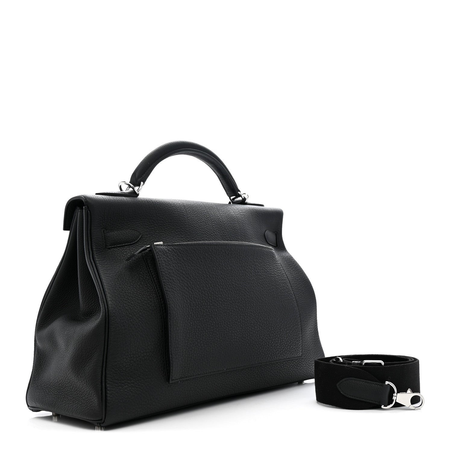 Hermes Togo Maxi Kelly Retourne 42 Black 4 of 12