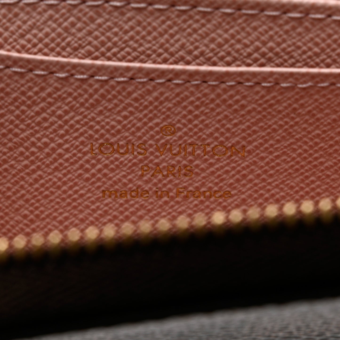 Damier Ebene Zippy Coin Purse Rose Ballerine