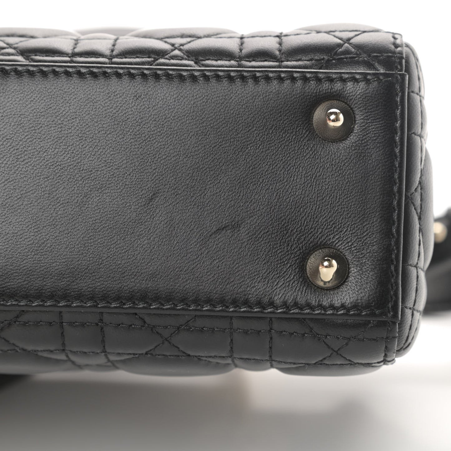 Lambskin Cannage Small My ABCDior Lady Dior Black