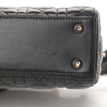 Christian Dior Lambskin Cannage Small My ABCDior Lady Dior Black 12 of 13