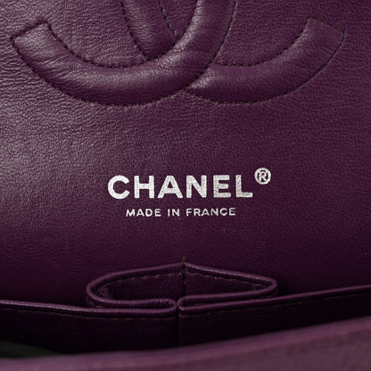 Chanel Caviar Quilted Medium Double Flap Purple 5 of 10
