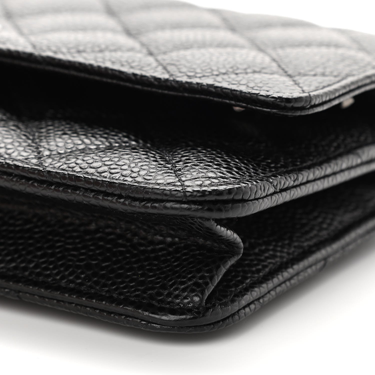 Chanel Caviar Quilted Wallet On Chain WOC Black 11 of 12