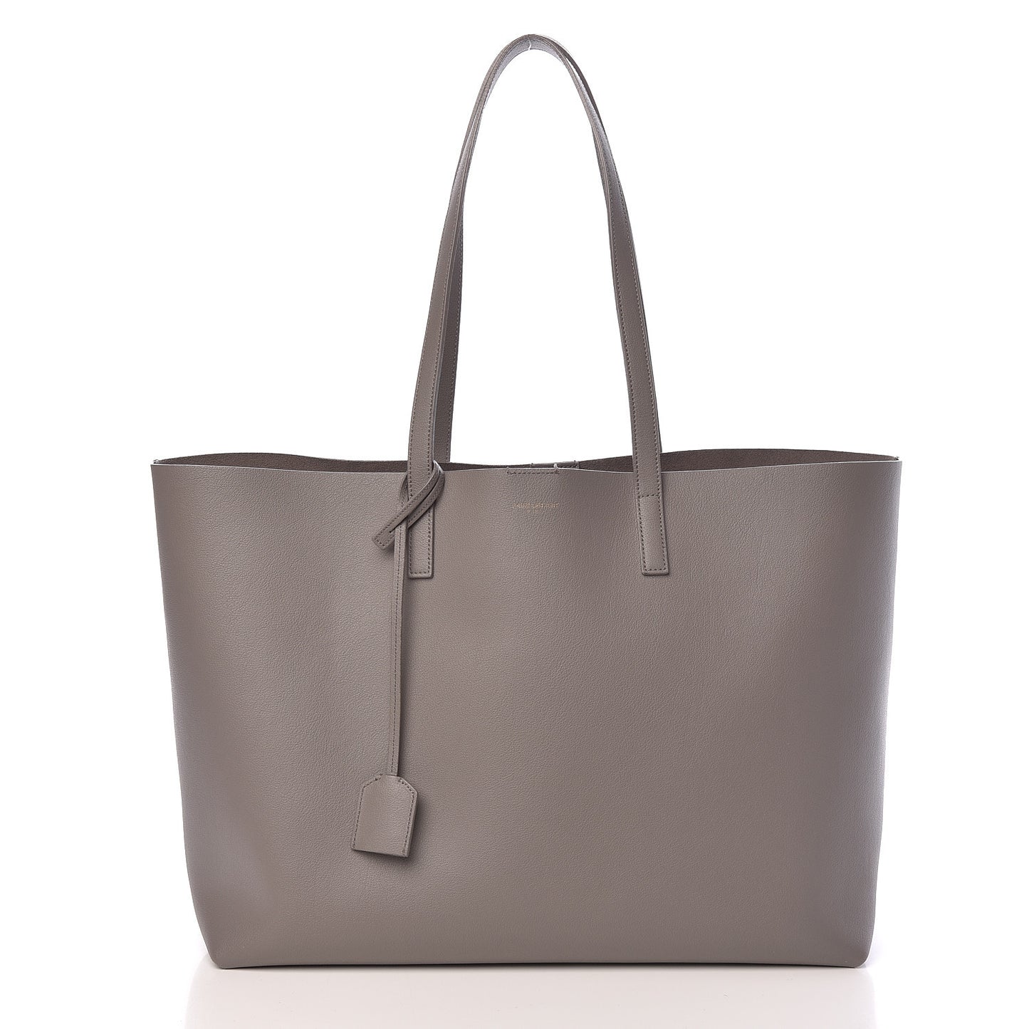 Calfskin Large Shopping Tote Fog