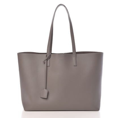 Saint Laurent Calfskin Large Shopping Tote Fog 3 of 12
