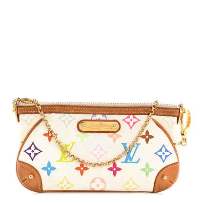 Louis Vuitton Monogram Multicolor Pochette Milla MM White 1 of 10