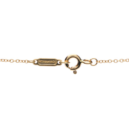Tiffany 18K Yellow Gold Small Oval Key Pendant Necklace 4 of 5